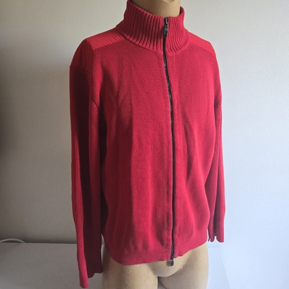 🇨🇭Victorinox Bold Red Lightweight Jacket/Zip up Sweater - Picture 3 of 10